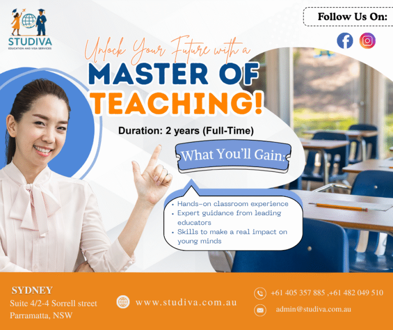 Studiva Master of Teaching